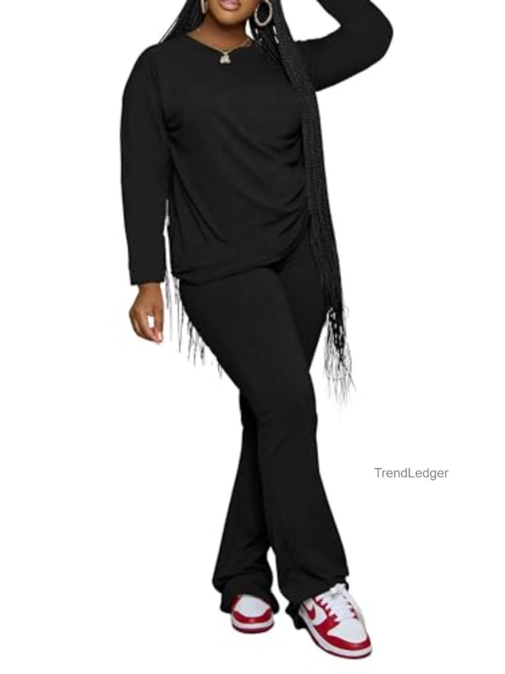 Women's 2 Piece Sweatsuit Set Casual Lounge Outfit